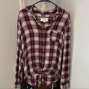 AEROPOSTALE BOYFRIEND FIT FLANNEL